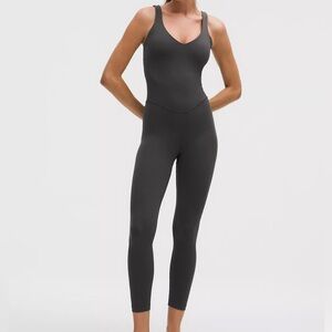 Dark Gray cotton spandex onesie